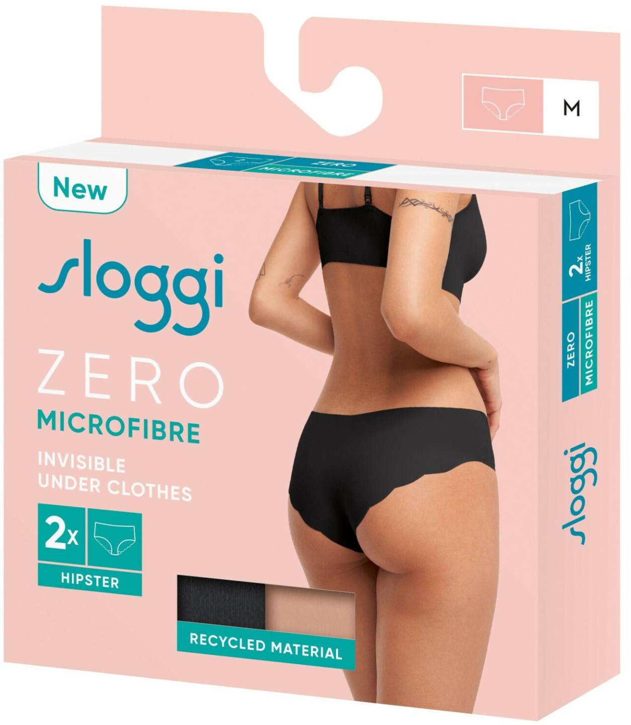 Sloggi Zero Microfibre 2.0 Hipster C2P (10215257-m004) dark brown combination. Damen-Unterwäsche