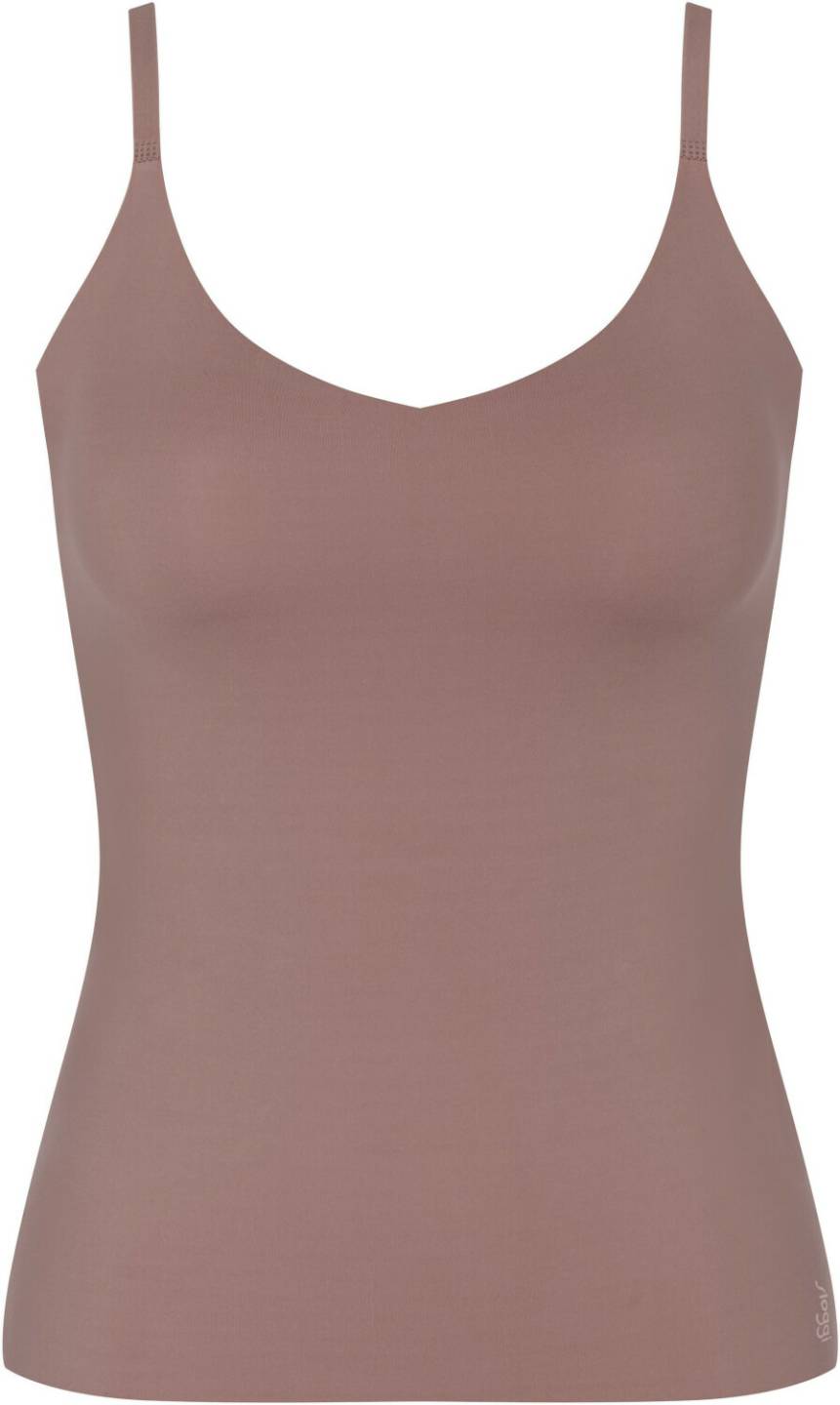 Damen-Unterwäsche Sloggi Zero Feel Unterhemd mit Spagettiträgern (10217755)Spaghetti Strap Undershirt cacao