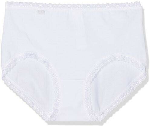 Damen-Unterwäsche Sloggi 24/7 Cotton Lace Midi Briefs 3Pwhite