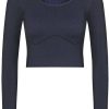 Sloggi EVER Infused Aloe Crop top LS (10216238-0004) black Damen-Unterwäsche