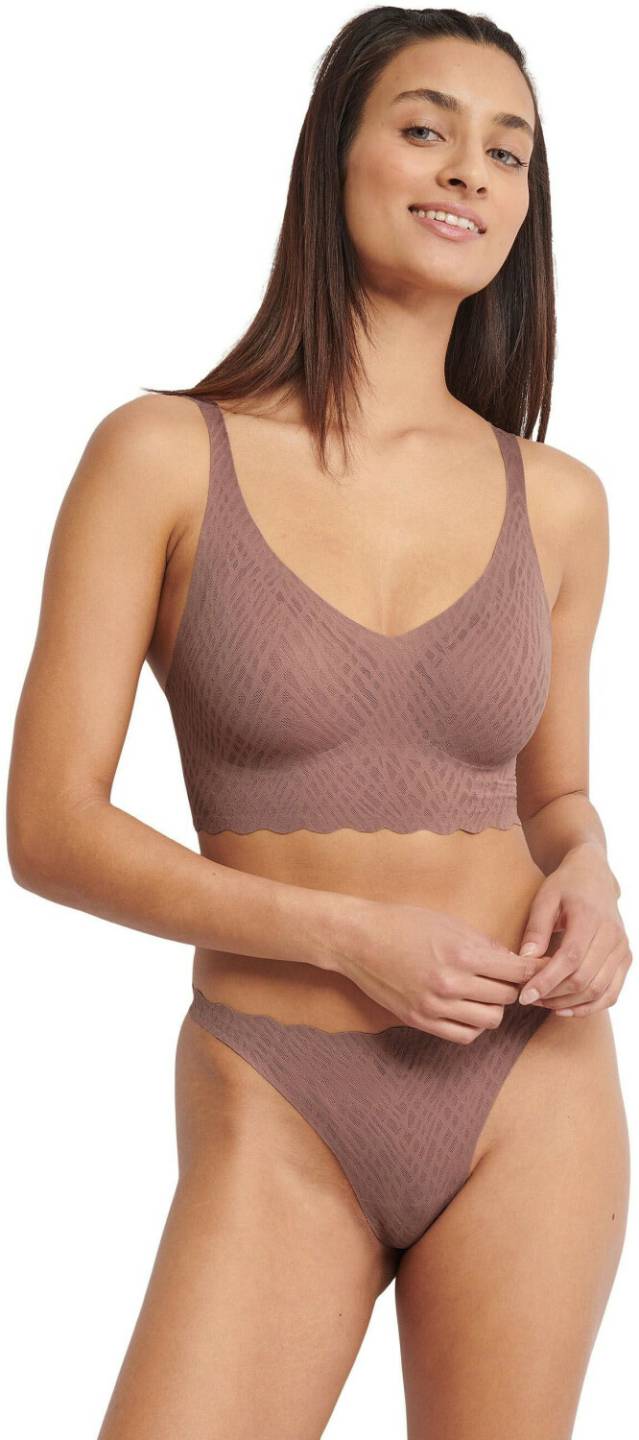 Sloggi Zero Feel Bliss Bralette (10219598)cacao Damen-Unterwäsche