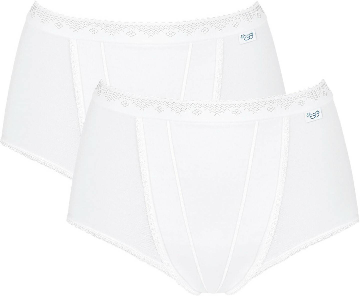 Sloggi 2-Pack Control Maxi (10037875)white Damen-Unterwäsche