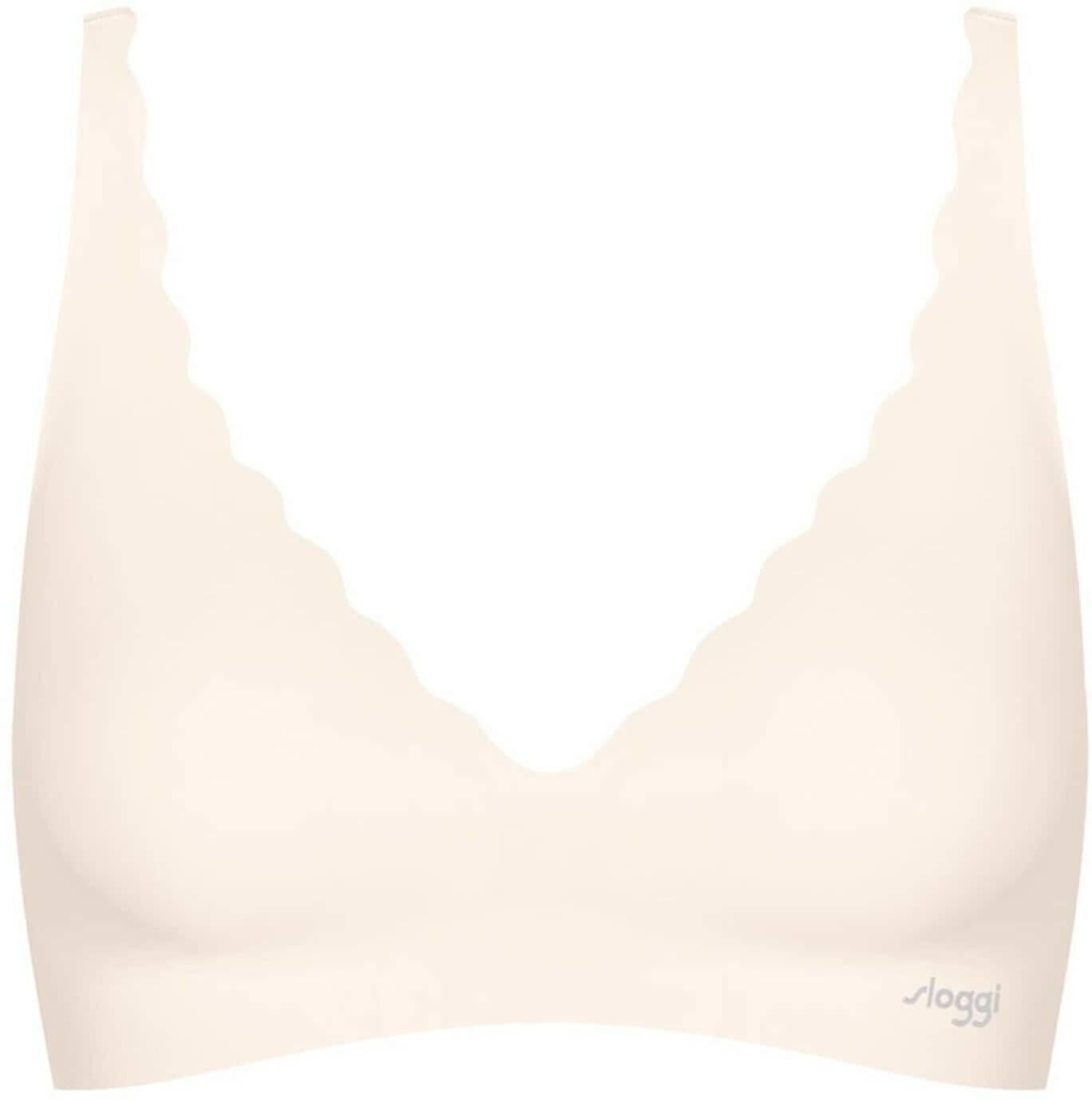 Sloggi Zero Feel Wavy Bralettewhite Damen-Unterwäsche