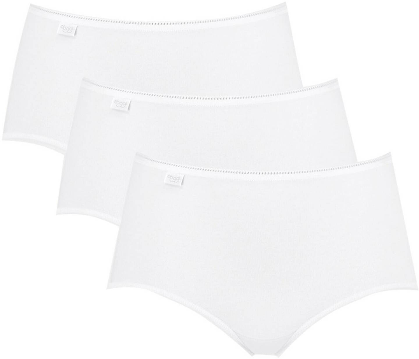 Damen-Unterwäsche Sloggi 24/7 Cotton Midi Briefs 3 Packwhite