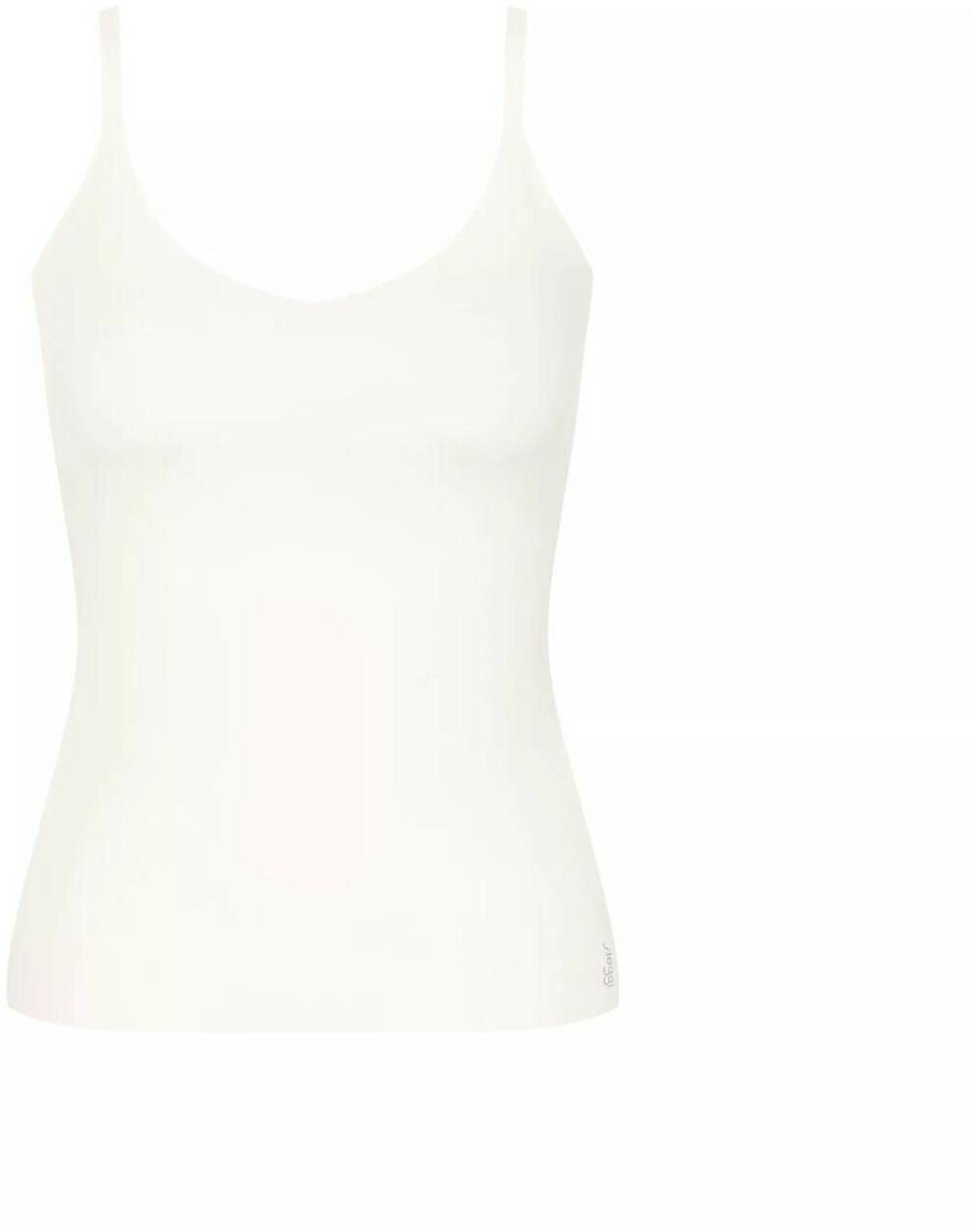 Sloggi Zero Feel Unterhemd mit Spagettiträgern (10217755)silk white Damen-Unterwäsche