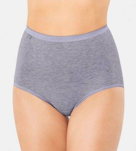 Damen-Unterwäsche Sloggi Basic Maxi Briefs BriefsBasic+ (10005037) grau