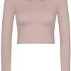 Damen-Unterwäsche Sloggi Ever Infused Aloe Crop Top LS (10216238-6116) foggy mauve