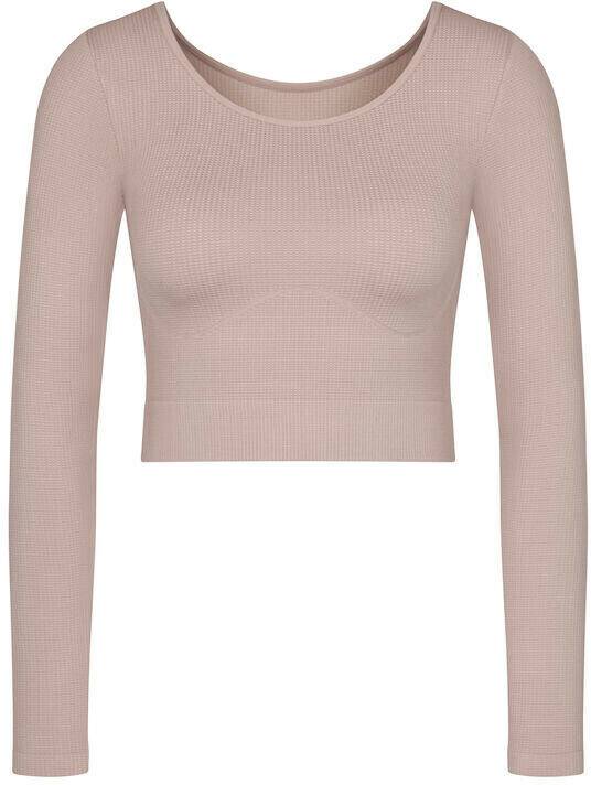 Damen-Unterwäsche Sloggi Ever Infused Aloe Crop Top LS (10216238-6116) foggy mauve