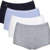 Sloggi 4-Pack Basic+ Maxi (10103326)blue dark combination Damen-Unterwäsche