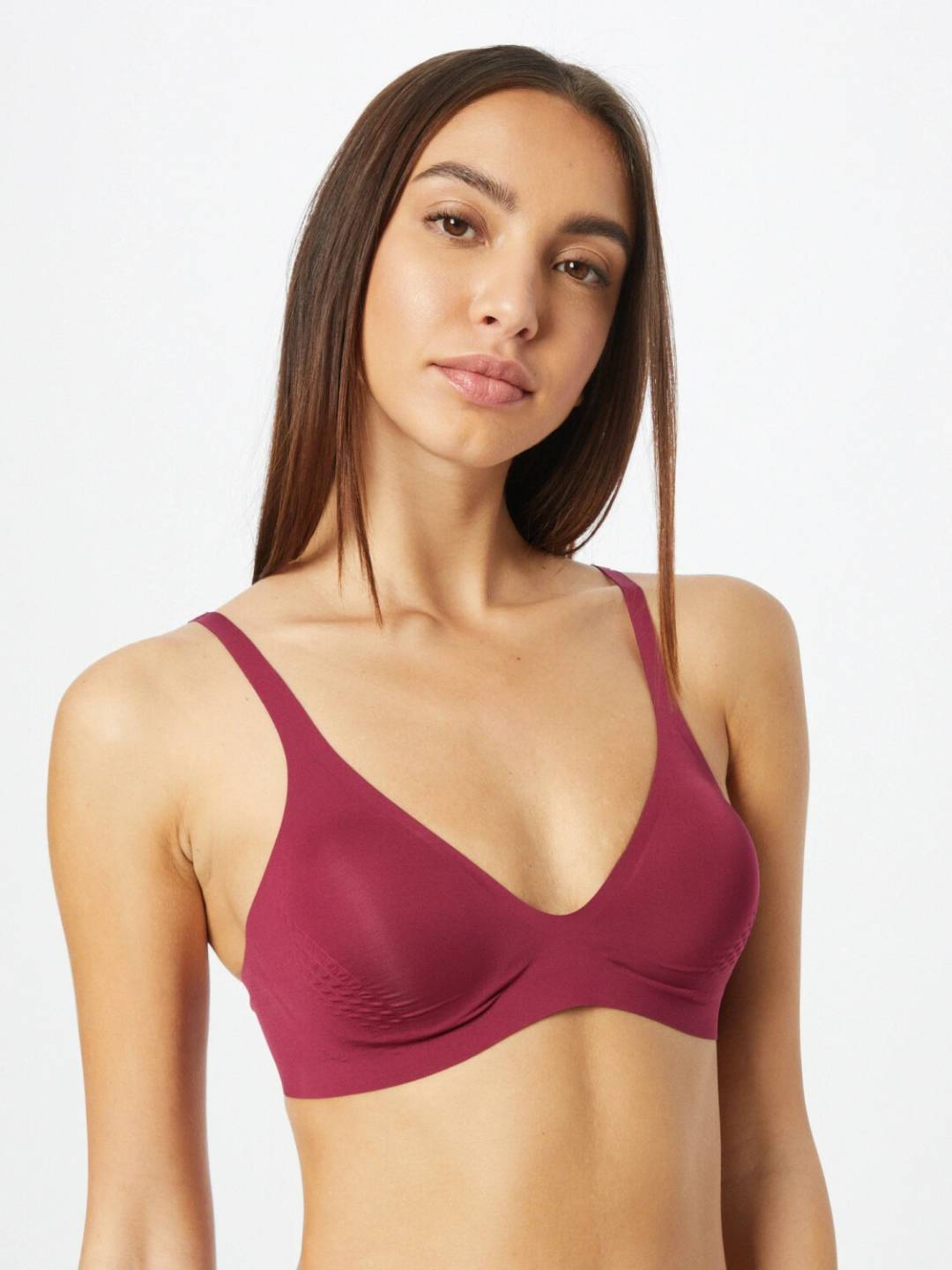 Damen-Unterwäsche Sloggi Body Adapt T-Shirt Bradark wine