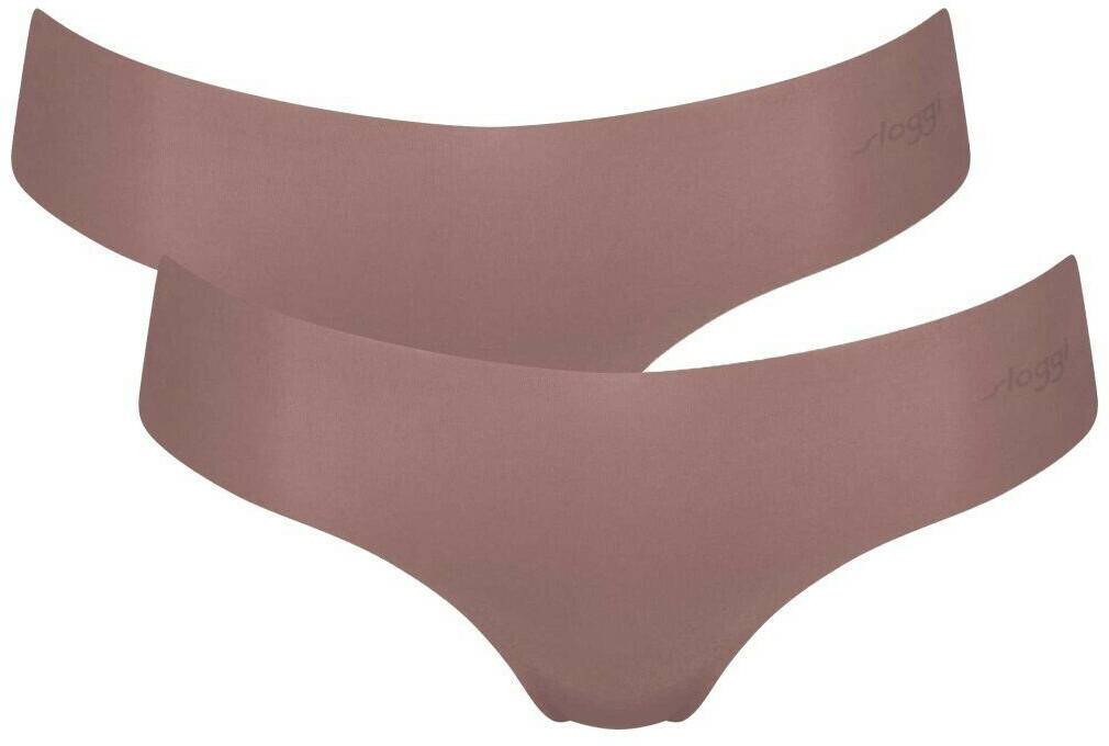 Damen-Unterwäsche Sloggi 2-Pack ZERO Microfibre 2.0 Hipstring (10214636)Zero Microfiber 2.0 Hipstring 2P (10214636-1141) cocoa