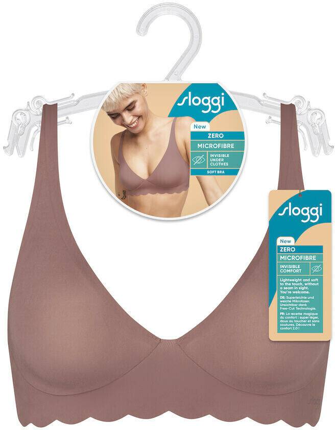 Sloggi Zero Microfibre 2.0 Soft Bra - 10214720-1141 - cacao Damen-Unterwäsche