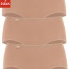 Sloggi 24/7 Cotton Midi Briefs 3 Packskin Damen-Unterwäsche